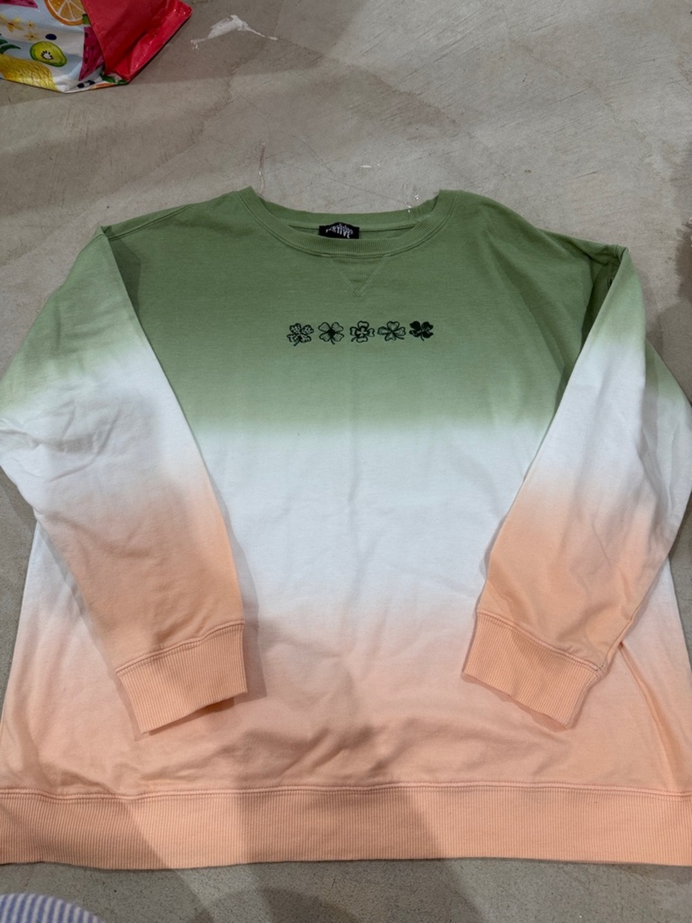 Lucky 4 leaf clover long sleeve